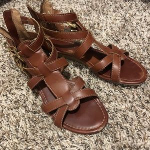 Brown sandals